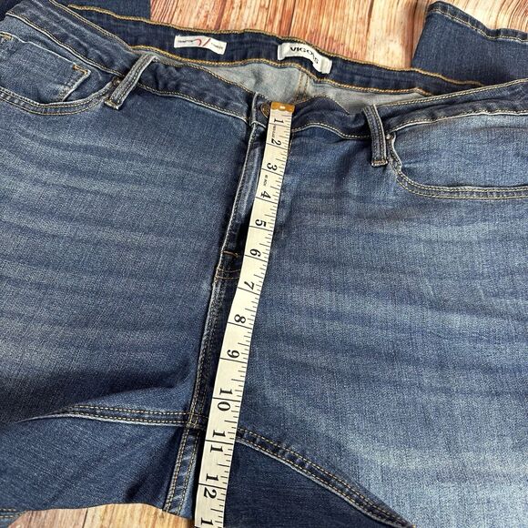 Vigoss THOMPSON TOMBOY Size 20W High Rise Ankle Straight Jeans Denim Pants 38x28 - Picture 6 of 12